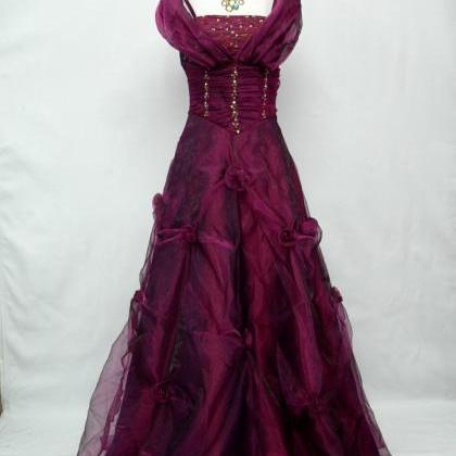 Cherlone Satin Purple Formal Gown B..