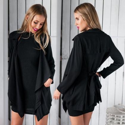 2015 Women Slim Drawstring Hooded J..