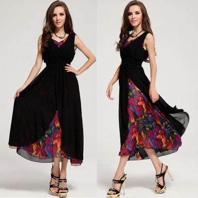 Sexy Womens Boho Ball Gown Long Maxi Dress Vintage Cocktail Party Evening Dress