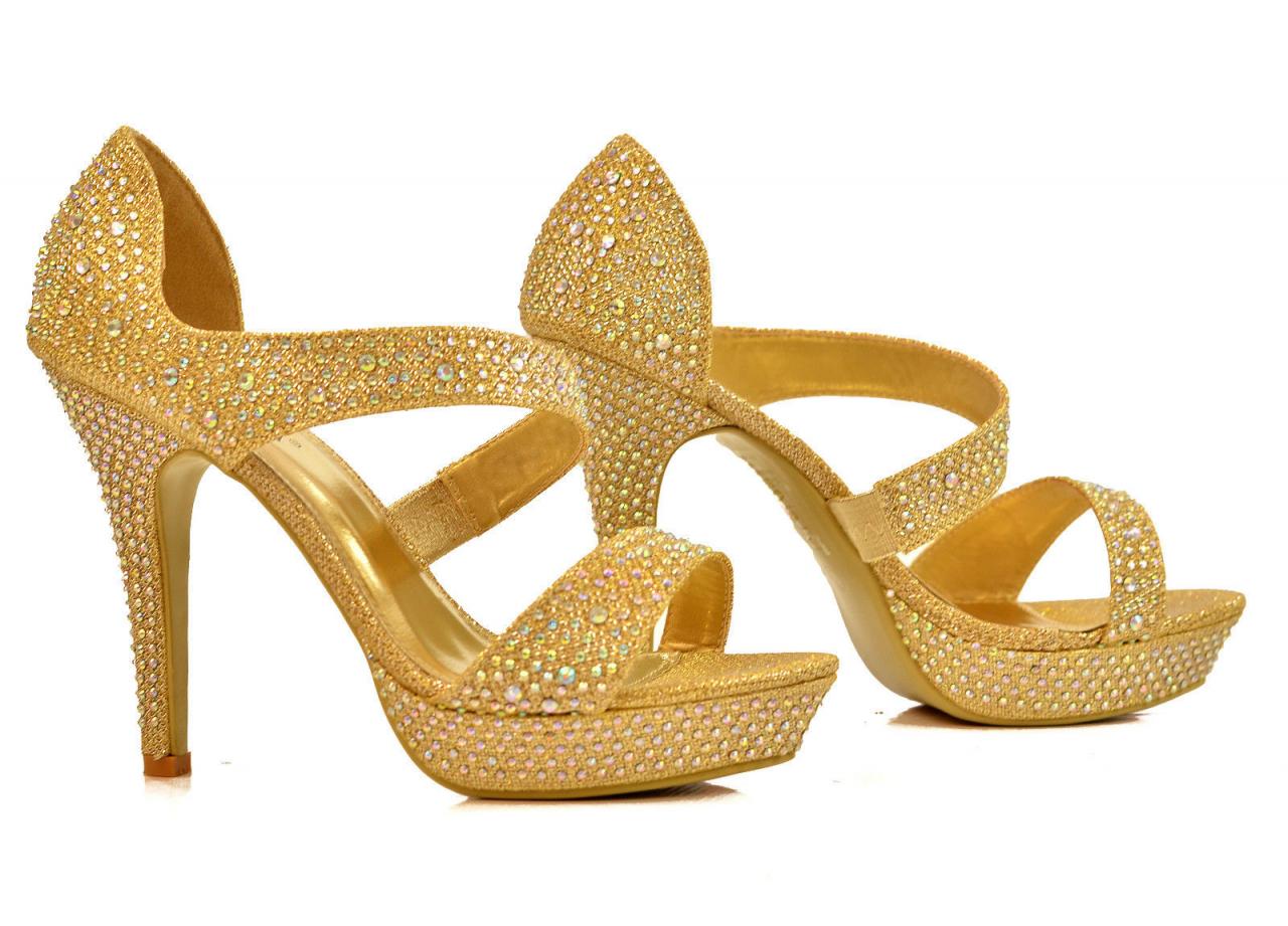 crystal strappy sandals