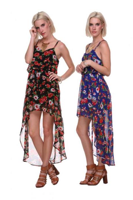 Sexy Women Summer Boho Long Maxi Evening Party Dress Beach Dresses Chiffon Dress